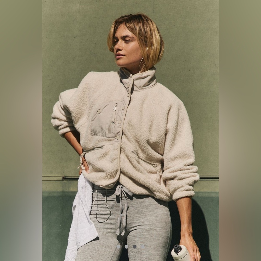 Free People Movement Hit The Slopes Fleece Jacket - M - Picture 4 of 15